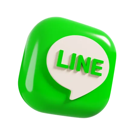 Free Line Logo 3D Illustration
