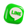 3d line logo illustration