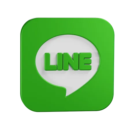 Free Line logo  3D Icon