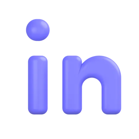 Free Linkedin-1  3D Icon