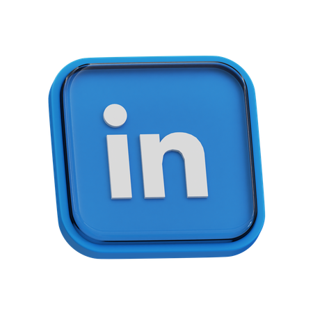 Free Linkedin  3D Icon