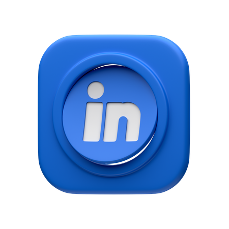 Free Linkedin  3D Icon