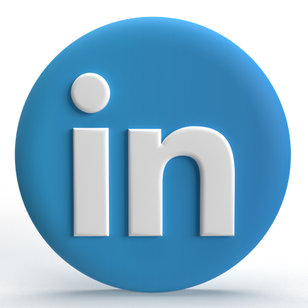 Free Linkedin  3D Icon