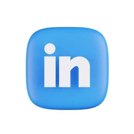 Free Linkedin  3D Icon