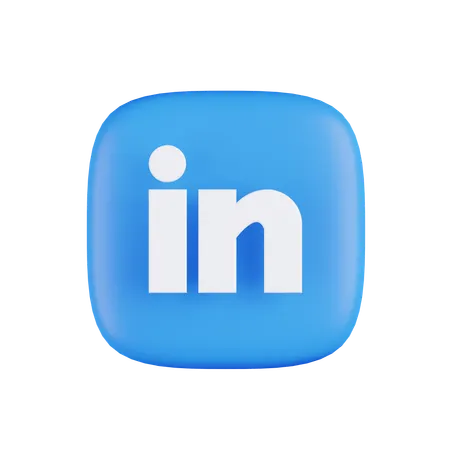 Free Linkedin  3D Icon