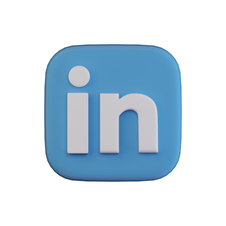 Free Linkedin  3D Icon