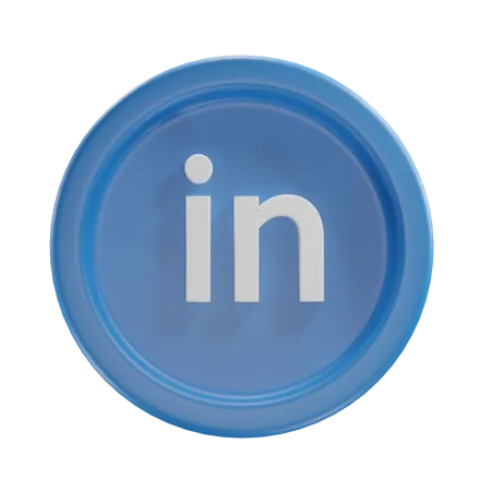 Free Linkedin  3D Icon