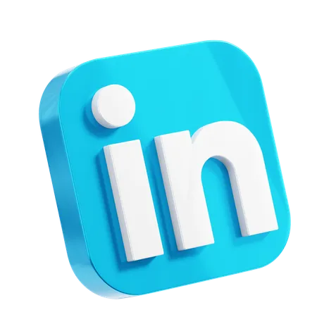 Free Linkedin  3D Icon