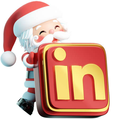 Free Linkedin  3D Icon