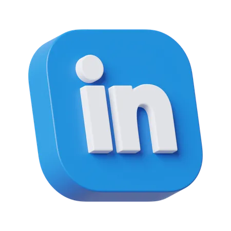 Free Linkedin  3D Icon