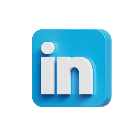 Free Linkedin  3D Icon