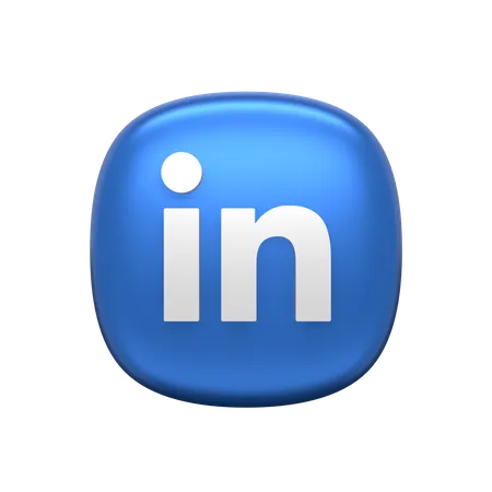 Free Linkedin  3D Icon