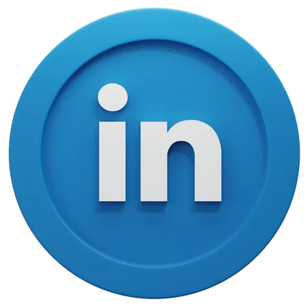 Free Linkedin  3D Icon