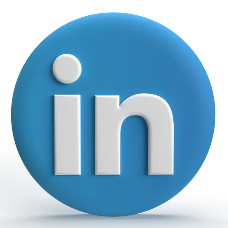 Free Linkedin  3D Icon