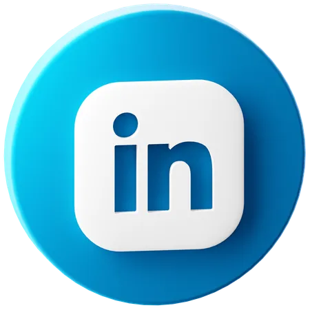 Free Linkedin  3D Icon