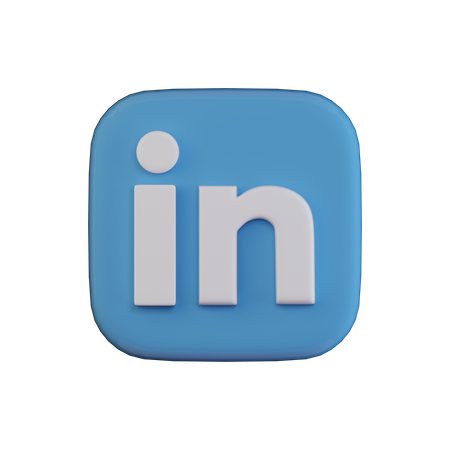 Free Linkedin  3D Icon