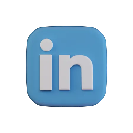 Free Linkedin  3D Icon