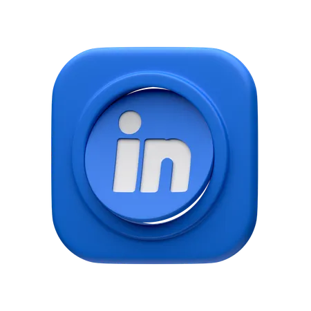 Free Linkedin  3D Icon