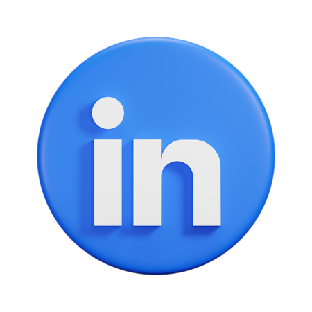 Free Linkedin  3D Icon