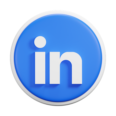 Free Linkedin  3D Icon