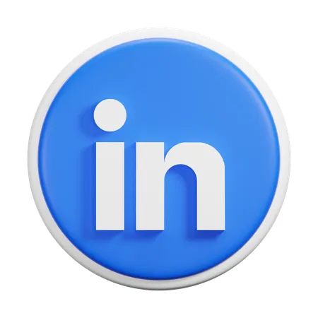 Free Linkedin  3D Icon