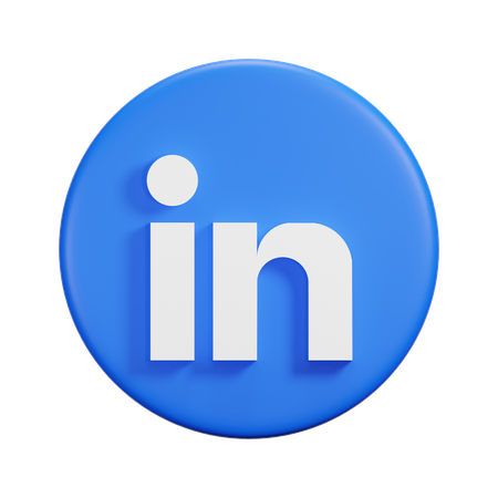 Free LinkedIn  3D Icon