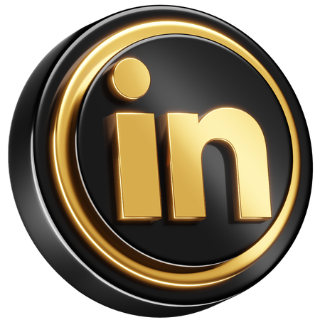 Free LinkedIn  3D Icon