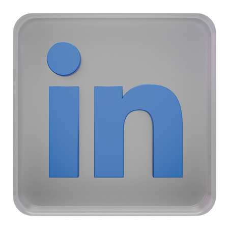 Free LinkedIn  3D Icon