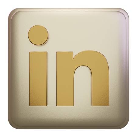 Free LinkedIn  3D Icon