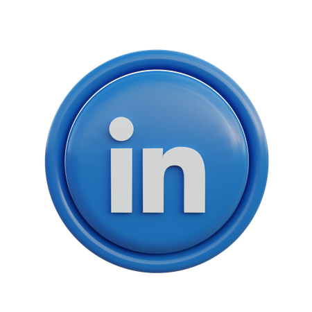 Free Linkedin  3D Icon
