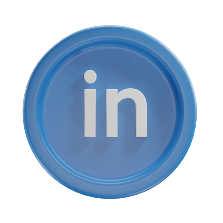 Free LinkedIn  3D Icon