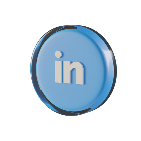 Free LinkedIn  3D Icon
