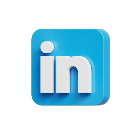 Free LinkedIn  3D Icon