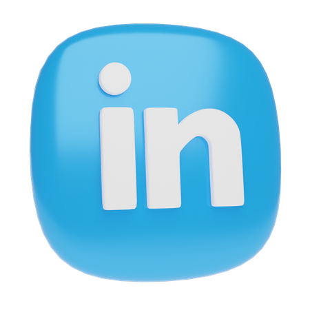 Free Linkedin  3D Icon