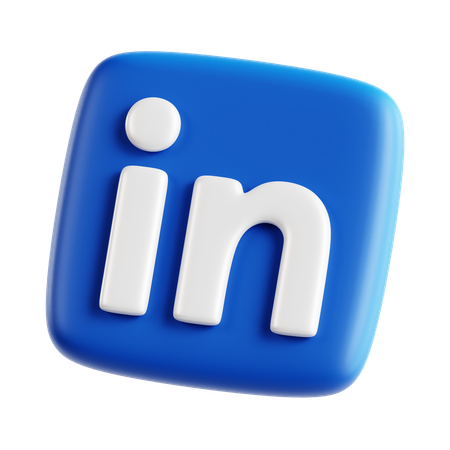 Free LinkedIn  3D Icon