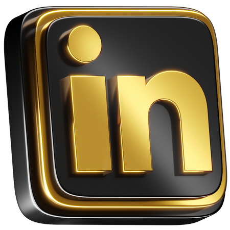 Free LinkedIn  3D Icon