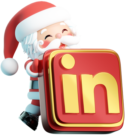 Free Linkedin  3D Icon
