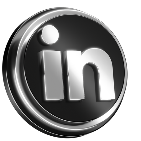 Free LinkedIn  3D Icon