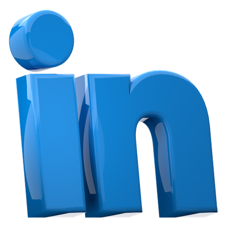 Free LinkedIn  3D Icon