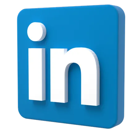 Free Linkedin  3D Illustration