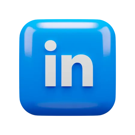 Free Linkedin  3D Logo