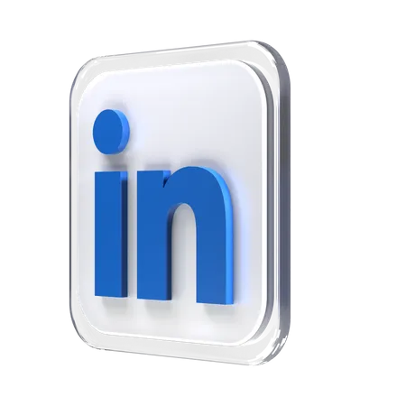 Free Linkedin  3D Logo