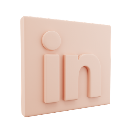 Free Linkedin  3D Icon
