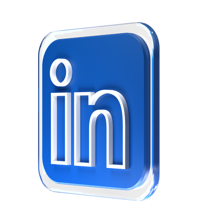 Free Linkedin  3D Icon