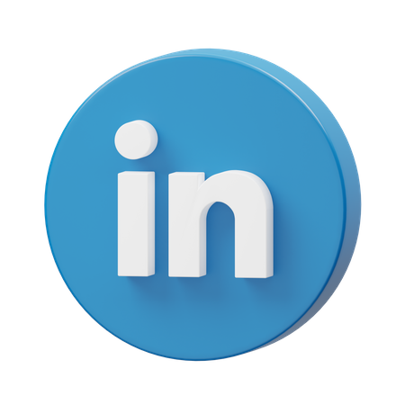 Free LinkedIn  3D Icon