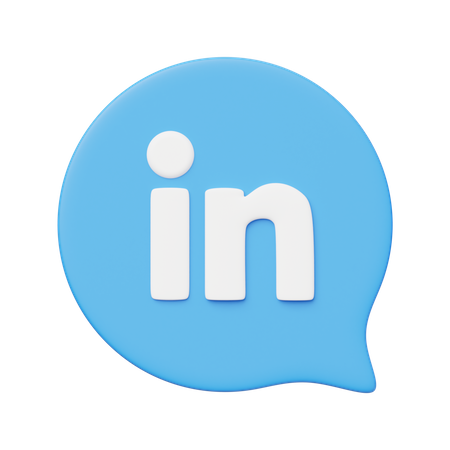 Free LinkedIn  3D Icon