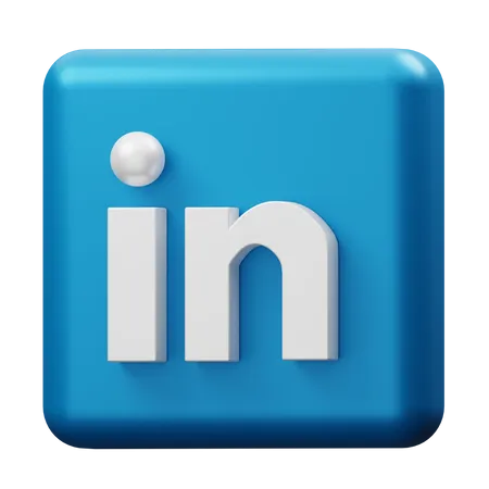 Free Linkedin  3D Logo