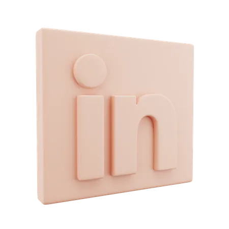 Free LinkedIn  3D Logo