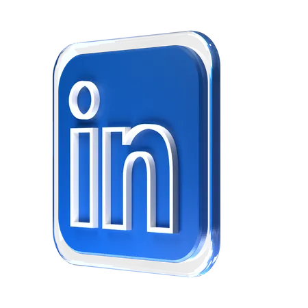Free LinkedIn  3D Logo