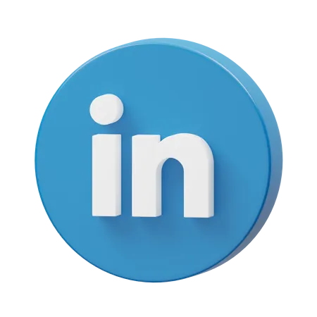 Free Linkedin  3D Logo